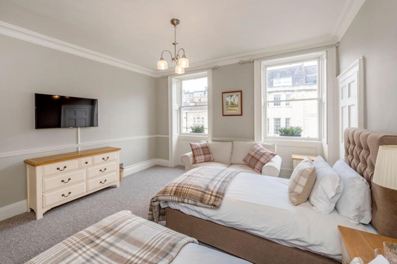 Luxury Two Floor Central Duplex Apartment Free Parking Bath Eksteriør bilde